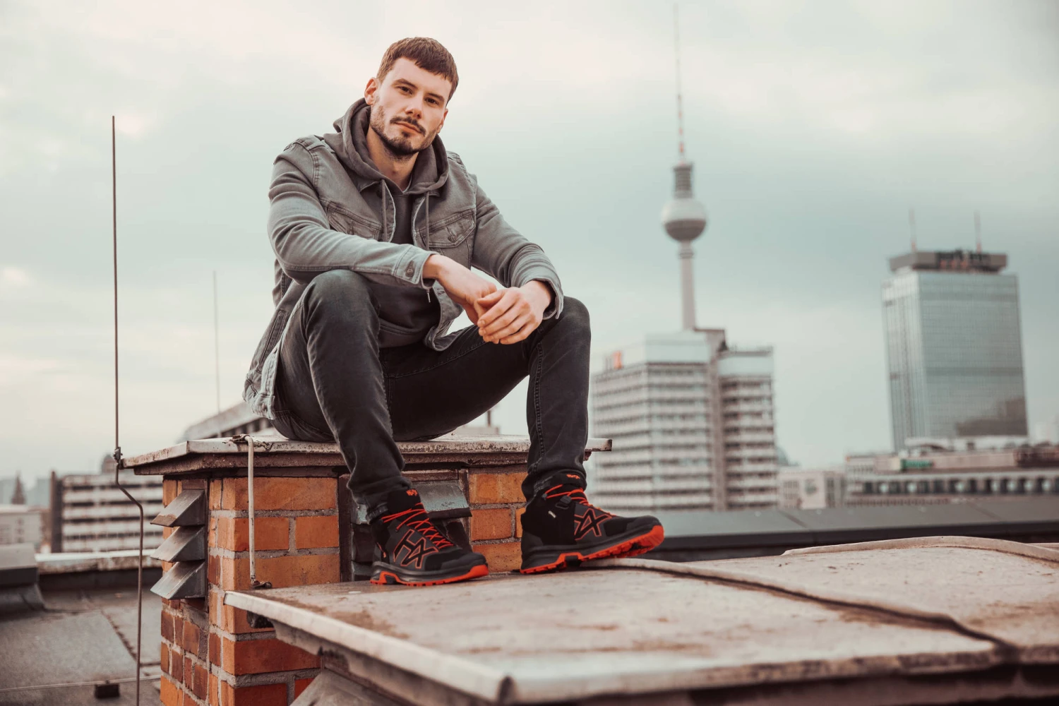 Haix Connexis Go GTX Mid Black-Fire Lenkkarit - Image 4